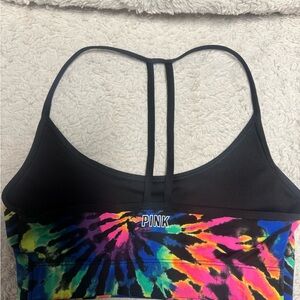 PINK Victoria's Secret Multicolor Tie-Dye Sports Bra